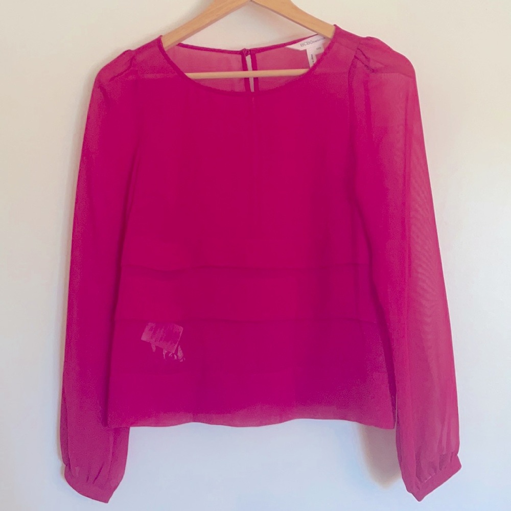 BCBGENERATION pink blouse
